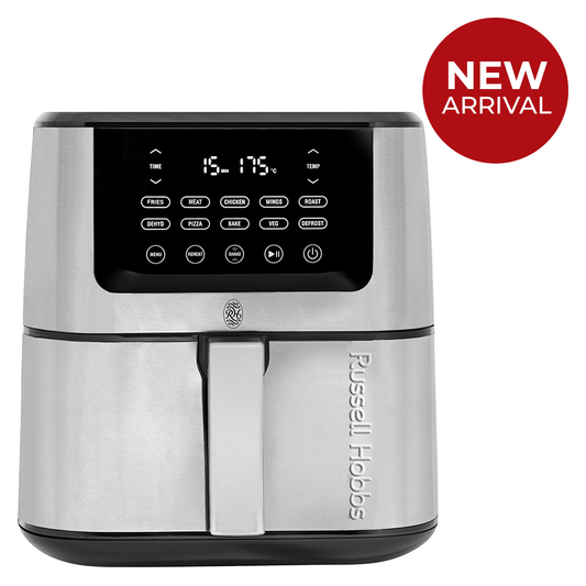 7.5L Air Fryer 10 Presets 1600W Stainless Steel
