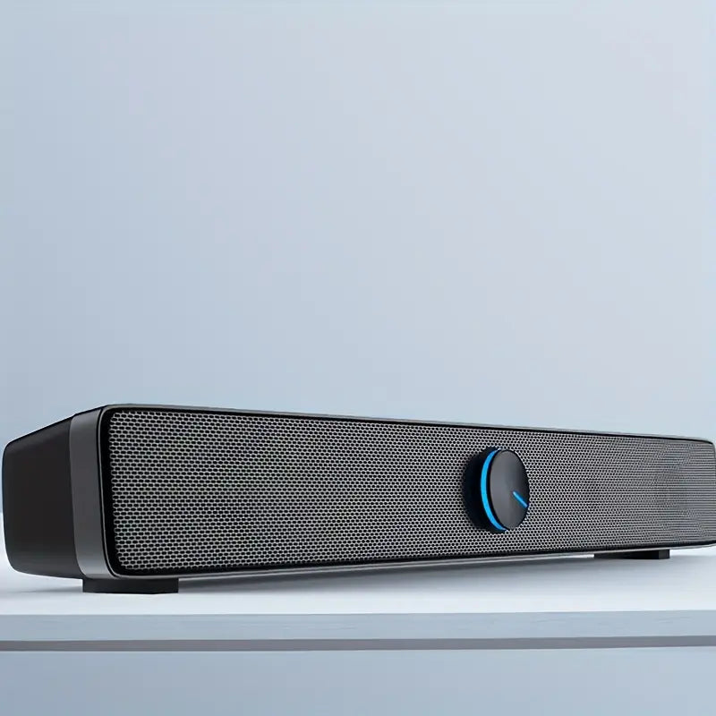 Compact USB-Powered Computer Speakers – Enhanced Bass & Surround Sound