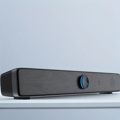 Compact USB-Powered Computer Speakers – Enhanced Bass & Surround Sound