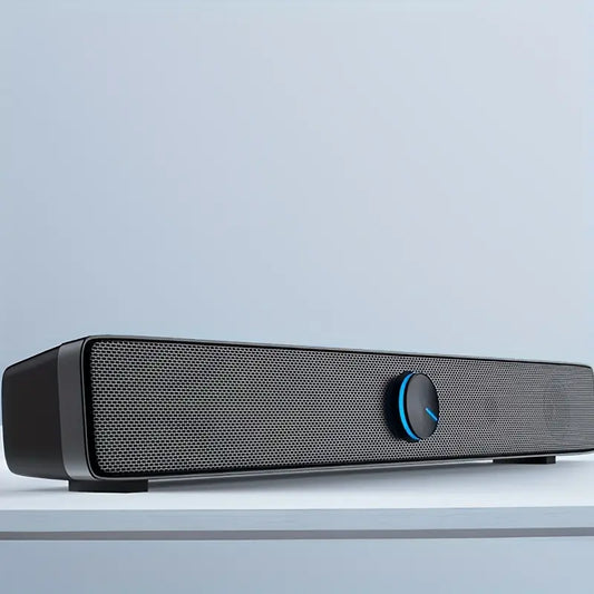 Compact USB-Powered Computer Speakers – Enhanced Bass & Surround Sound