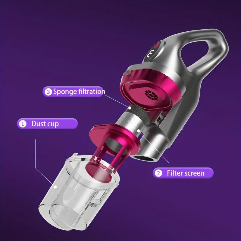 Wireless Handheld Vacuum Cleaner with 3-in-1 Mode