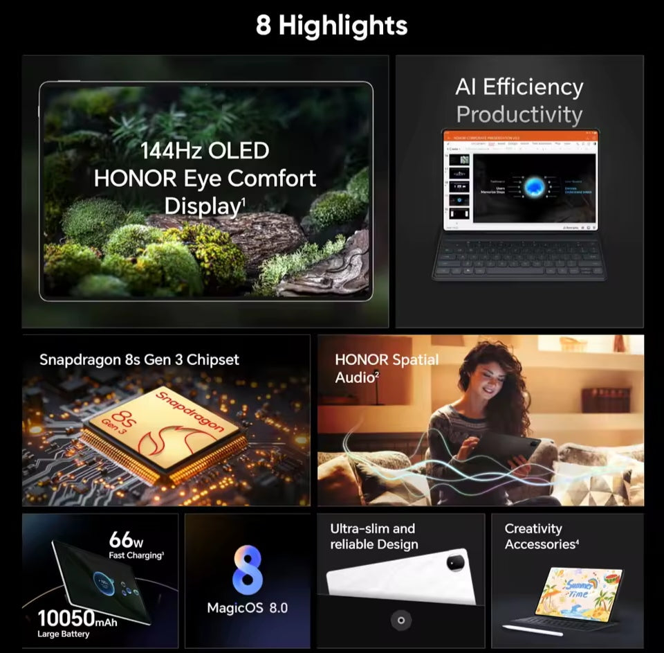 Honor Tablet MagicPad 2 12.3’’ 3K OLED