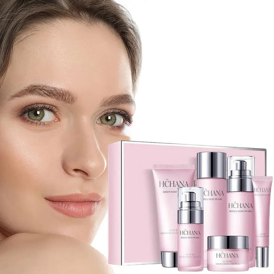 Birds Nourishing Six Piece Set -Hydrating and Moisturizing Facial Skincare