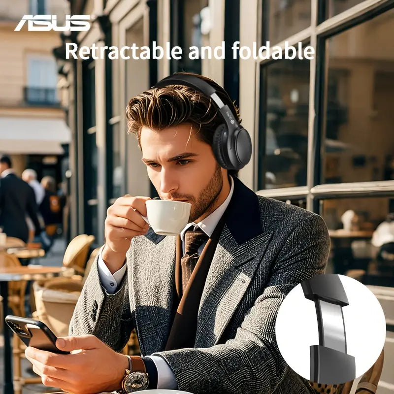 ASUS Wireless Over-Ear Headphones with Active Noise Cancellation