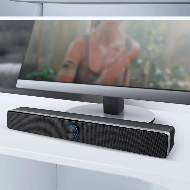 Compact USB-Powered Computer Speakers – Enhanced Bass & Surround Sound