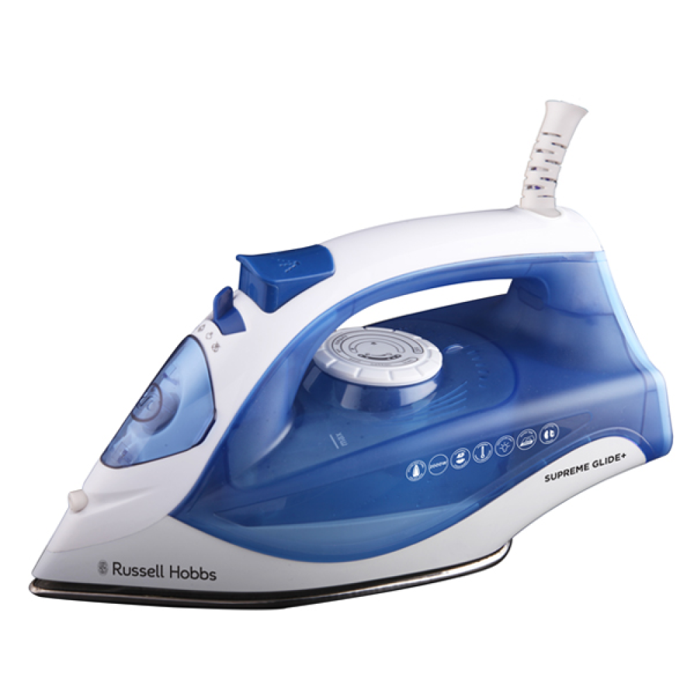 Russell Hobbs Supreme Glide + and Steam Spray Dry Iron 2000W