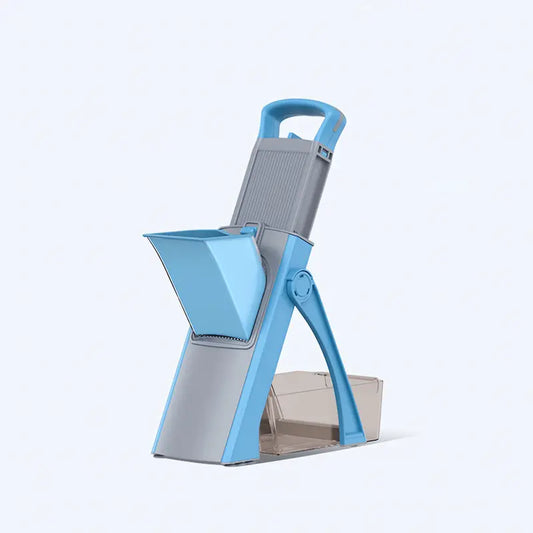 GENAI Multifunctional Vegetable Cutter & Fruit Slicer – Adjustable & Foldable Design - Blue