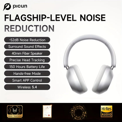 Picun F6 Hybrid Active Noise Cancelling Headphones - Escour Mart