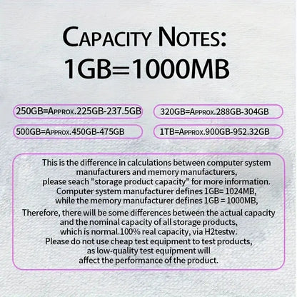 Portable High-Speed USB 3.0 External Hard Drive – 320GB / 500GB / 1TB – Type-C Interface - Escour Mart