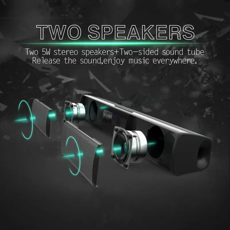 Compact Portable Wireless Speaker – Versatile & High-Quality Sound