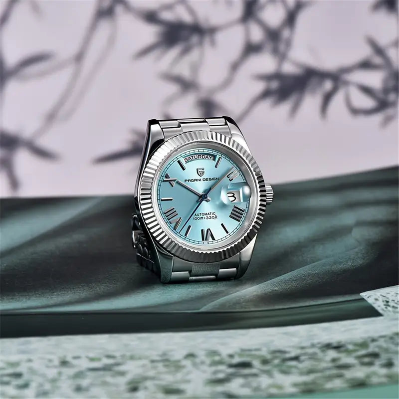 Pagani Design Mens Watch 40mm Japanese NH36A Automatic Mechanical Stainless Steel Luxury Mens Wristwatch