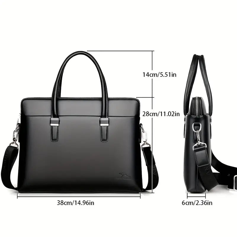 Men’s Handheld Tote Bag & Briefcase – Stylish & Functional for Work & Travel