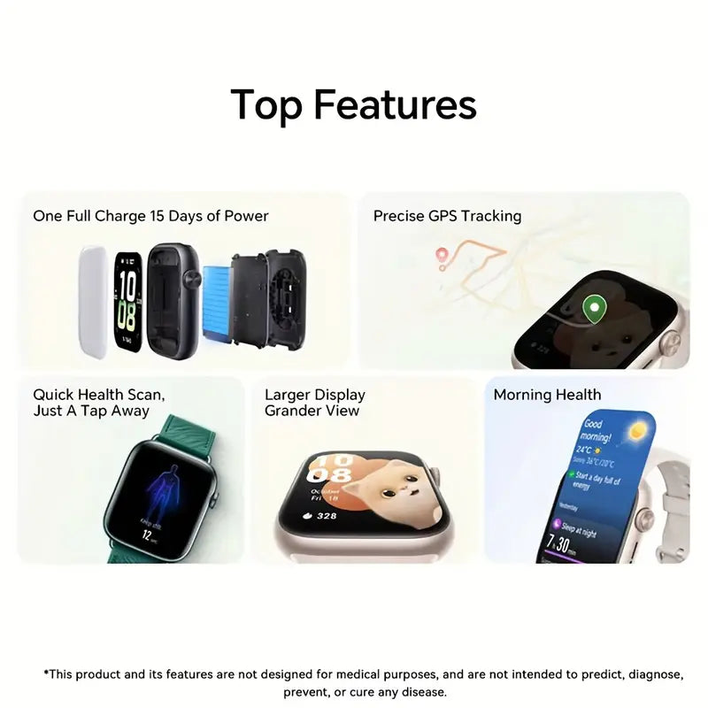 HONOR Watch 5 Smartwatch - 4.7cm AMOLED Display
