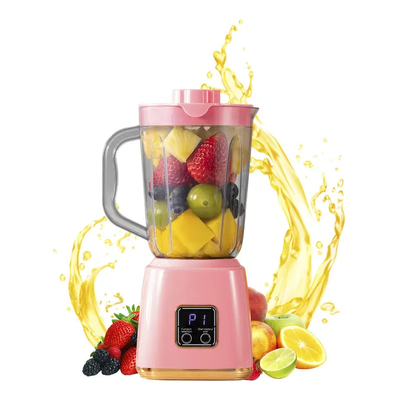Mini Portable Rechargeable Blender - Pink