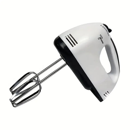 White European Standard Electric Smart Multifunctional Egg Beater Mixer - 6pcs Set