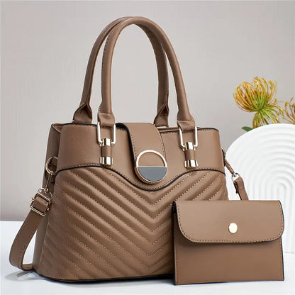 Stylish Hand Bag for Ladies - Brown