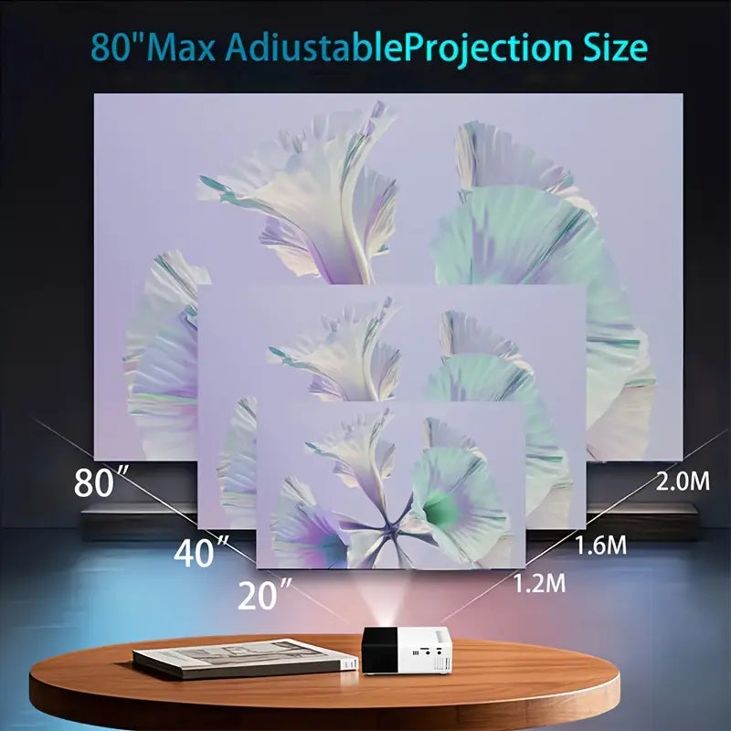 Mini portable projector home theater micro-movie projector
