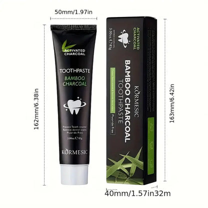2pcs Bamboo Charcoal Toothpaste