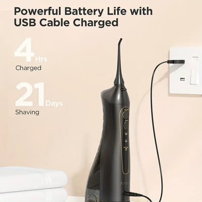 Fairywill Ultimate Cleaning Kit-Electric Toothbrush and Water Flosser Combo