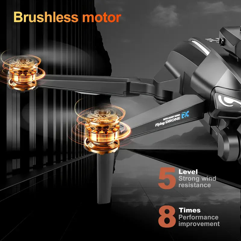 Foldable FPV Remote Control Drone Quadcopter 11.43 cm Screen HD 4K Camera