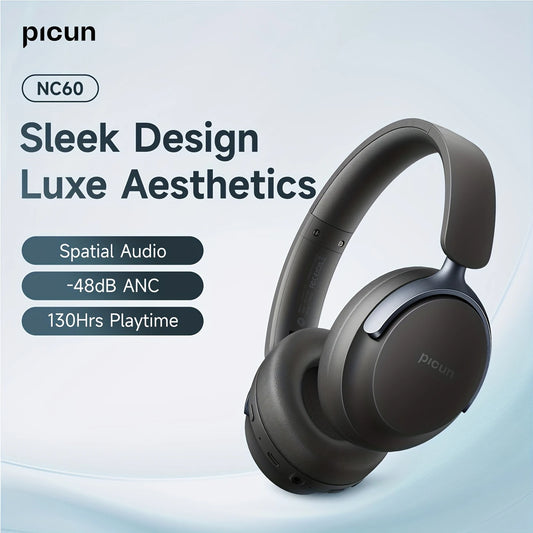 Picun NC60 Hybrid Active Noise Cancelling Headphones - Escour Mart