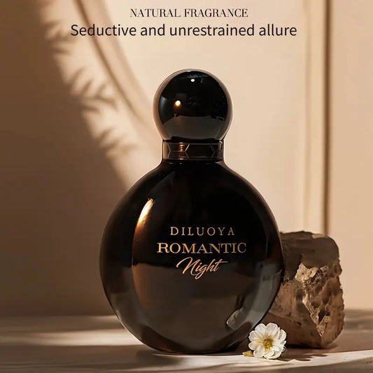 Diluya Romantic Night Eau De Parfum for Men & Women - Long-Lasting Floral Scent, Alcohol-Free