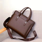 Men’s Handheld Tote Bag & Briefcase – Stylish & Functional for Work & Travel - Brown
