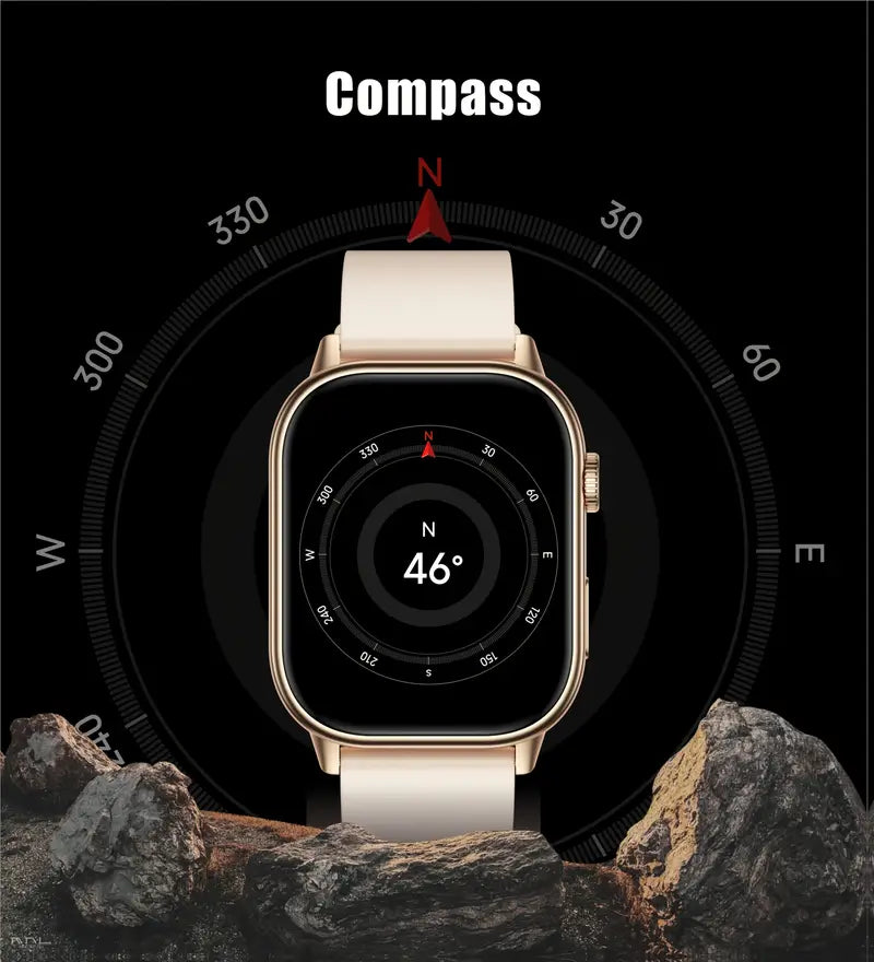 QX17 Smart Watch Compass LED and Advanced Health Tracking - Escour Mart