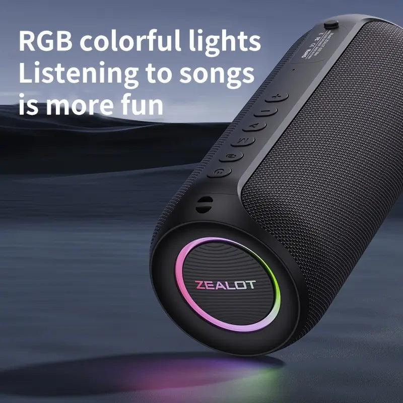 ZEALOT 20W Portable Wireless Speaker with Subwoofer HiFi Stereo Sound