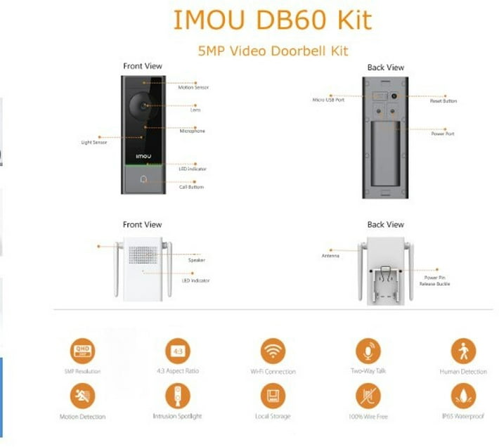 IMOU DB60 Video Doorbell