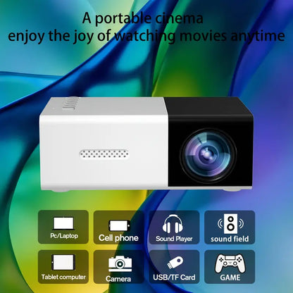 Mini portable projector home theater micro-movie projector