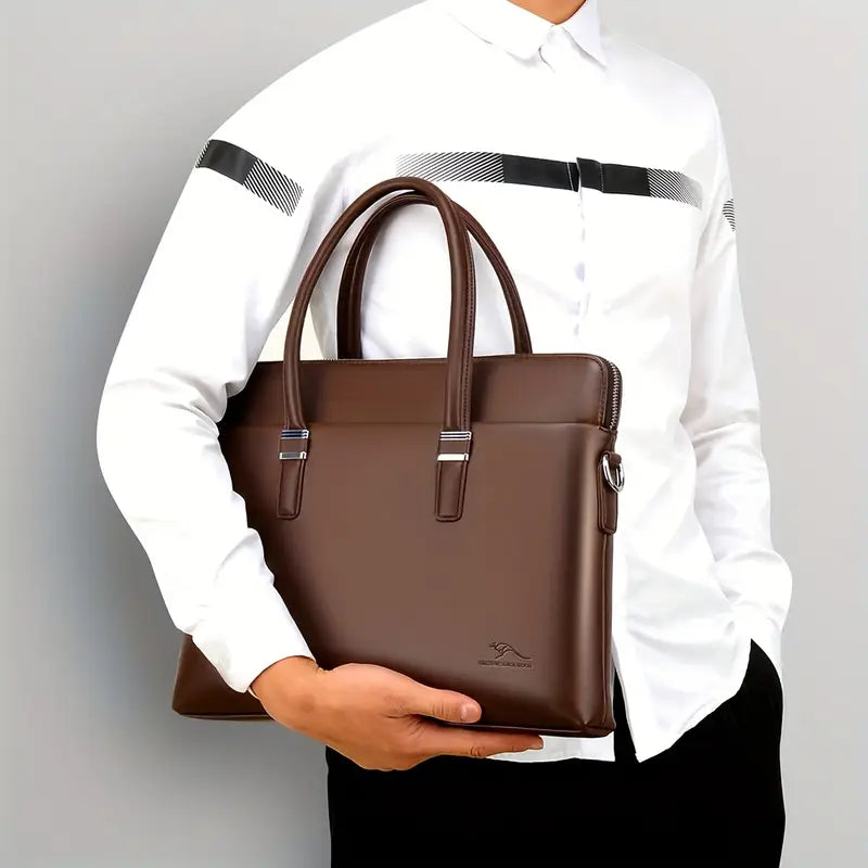 Men’s Handheld Tote Bag & Briefcase – Stylish & Functional for Work & Travel
