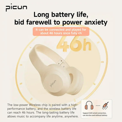 Picun B-01S Wireless Over-Ear Headphones