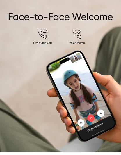 eufy Video Doorbell C30 Battery Powered 2K FHD16:9