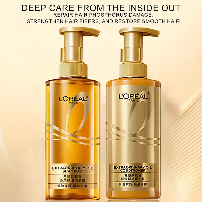L’Oreal Paris Extraordinary Shampoo & Conditioner – Curl Enhancing Hair Care Set