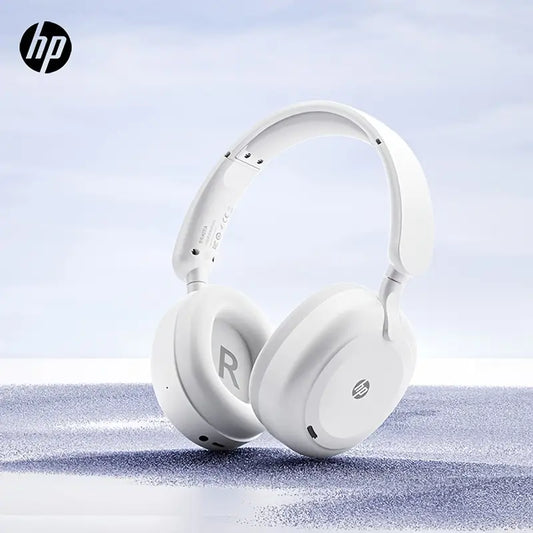 HP Headphones 8NW92PA With Wireless Active Noise Cancellation - White