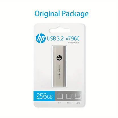 HP USB Type C Flash Drive High Speed OTG Storage - 256GB