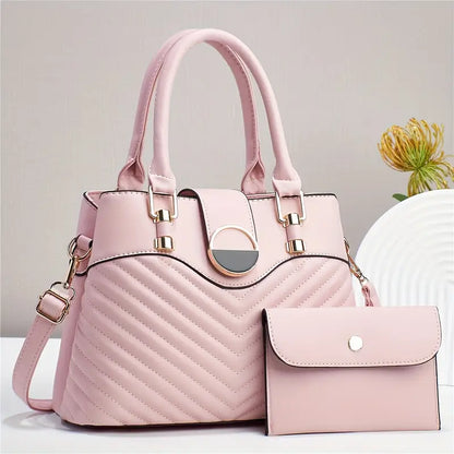 Stylish Hand Bag for Ladies - Pink