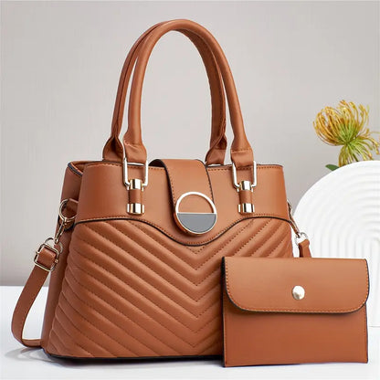 Stylish Hand Bag for Ladies - Gold