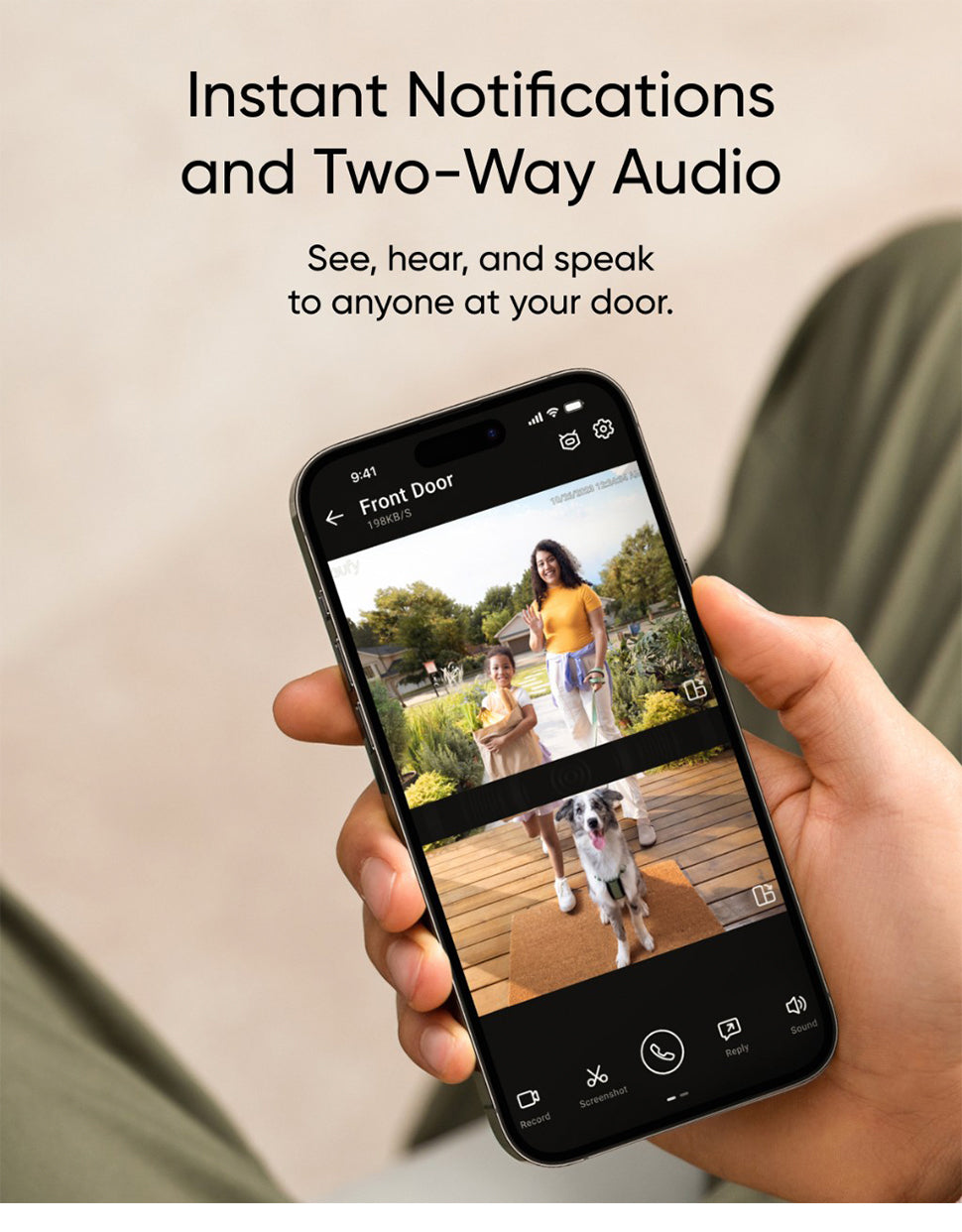 eufy Security Video Doorbell E340 Dual Cameras with Delivery Guard 2K Full HD